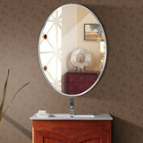 简约无框镜 浴室椭圆镜子卫浴镜卫生间镜子壁挂装饰无框镜穿衣镜