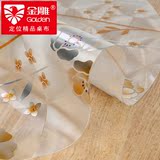 子pvc欧式软质玻璃圆形茶几垫桌布防水隔热彩色塑料台布小圆桌垫