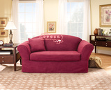 美式双人沙发 现代简约绒布沙发 简易装修风格时尚软包2人沙发