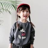 韩国版童装2016春秋儿童男女童米奇休闲长袖T恤卫衣