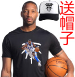 2016新款篮球明星同款运动T恤 麦迪突破男装夏季短袖T恤 半袖衣服