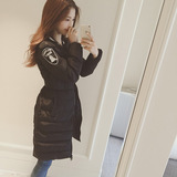 6度欧美2015冬装韩国新款收腰超显瘦保暖棉服中长款外套女 E10328