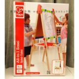 Hape儿童多功能升降画架 双面画板 写字板实木益智玩具一面磁性