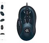 罗技 G500s CF lol英雄联盟 有线竟技可编程带配重激光游戏鼠标