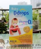 美国购回加拿大Baby Ddrops 婴儿维生素 ddrops D3 400IU