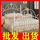 包邮格莫欧式田园美式铁艺床 1.2铁架床双人床1.5 米儿童床1.8米