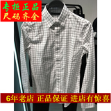 太平鸟男装 专柜正品 韩版男士黑色条纹白长袖衬衫潮 B1CA61507