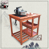 小茶桌椅组合电磁炉功夫小茶几仿古榆木实木茶台泡茶桌茶艺桌特价