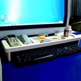 置物架收纳架多功能隔板办公用品收纳盒桌面电脑键盘架创意整理