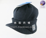 美国代购哥伦比亚纯棉编制棉帽针织帽加厚保暖护耳帽秋冬季帽檐帽