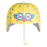郭斯特小黄鸡个性晴雨伞创意长柄成人女士动漫公主帽子头盔防风伞