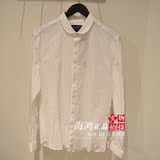 SELECTED思莱德代购男士商务纯色白长袖衬衫 415105023 双色大码