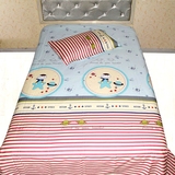 童宝宝全棉被单床上用品单品定做婴幼儿卡通纯棉床单单件幼儿园儿