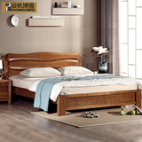 辰帆博雅 实木床1.8米高箱储物床北欧现代简约双人床婚床卧室家具