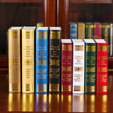 欧式达尔文装饰书籍仿真书道具书 摄影书房书柜 复古摆件假书模型
