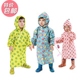 新款加厚儿童雨衣雨披男女韩国男童女童小孩雨衣可配雨鞋套装包邮