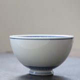 日本进口陶瓷碗拉面碗韩式米饭碗青花瓷陶瓷碗套装情侣家用碗小号