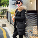 2015冬装新款女装羽绒服韩版中长款貉子毛领加厚羽绒衣外套yrf潮