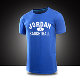 Jordan飞人乔丹 夏季纯棉短袖T恤圆领装纯棉大码运动篮球T恤