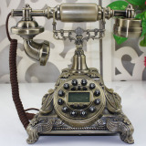 正品转盘电话机 拨盘时尚 座机仿古欧式古董家用移动插卡无线