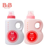【天猫超市】韩国进口B&B/保宁婴儿洗衣液1500ml+柔顺剂1500ml