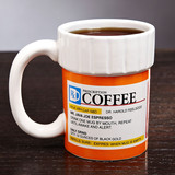 大嘴玩具创意陶瓷药罐处方马克杯子Prescription Coffee Mug
