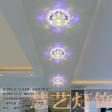 新款创意过道灯走廊灯玄关灯饰现代简约led长方形水晶灯门厅灯具