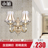 欧式纯铜灯具 美式客厅过道全铜壁灯欧式卧室床头灯