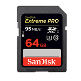 SanDisk/闪迪 64g sdxc/高速SD卡 633X 95M/S class10 相机内存卡
