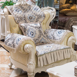 卡琳夫人新中式沙发垫欧式真皮沙发套高档布艺防滑坐垫奢华定制