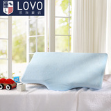 lovo乐我家纺罗莱公司出品床上用品保健枕头枕芯儿童低回弹护颈枕