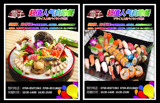 墙纸E77海报814 自助餐日本料理寿司拼盘电子书画素材宣传画贴纸