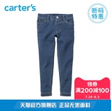 Carter's1条装牛仔蓝长裤打底裤弹力棉休闲裤女幼儿童装258G144