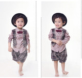 最新款儿童摄影服装韩版酷宝宝男孩拍照童装 批发特价热销高仿