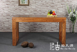 老榆木家具 全实木餐桌 办公桌 咖啡桌 书桌 原生态实木家具