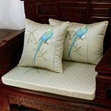 中式古典红木沙发垫实木家具圈椅垫加厚海绵座靠垫罗汉床坐垫定做