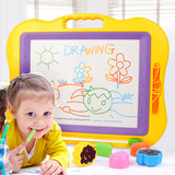 琪趣儿童学习画板写字板磁性画板画画涂鸦板益智玩具礼物2-3-5岁