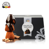 【德菲丝】比利时进口松露型巧克力黑色传统500g*12盒/箱