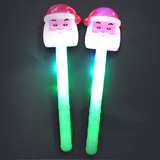 圣诞节用品圣诞晚会演唱会用品道具发光荧光棒圣诞老人电子荧光棒