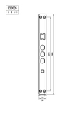 VOC指纹锁304不锈钢导向片物联侧边条霸王力锁体挡片改装通用尺寸