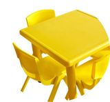 日本购幼儿园桌椅塑料四方桌子宝宝正方桌儿童学习桌椅幼儿园塑料