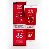 韩国代购正品 爱茉莉麦迪安86美白牙膏 去牙石 牙龈牙周护理120g