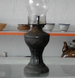 和平鸽老灯具带罩防风灯航海灯照明灯具火油灯罩灯玻璃灯收藏