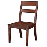 纯实木红橡木餐桌椅书椅高背椅横背椅办公椅欧式美式乡村 HH080