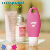 M Square旅行化妆品分装瓶出差便携洗发水沐浴露空瓶硅胶分装瓶子
