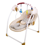 电动婴儿摇椅摇篮床 秋千宝宝安抚躺椅 带音乐可遥控可折叠吊床椅