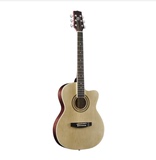 红星（Redstar）H150C 标准缺角39寸民谣吉他 初学木吉它 非38寸