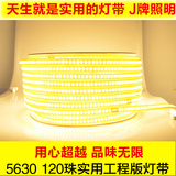 J牌实用超优质led灯带高亮120珠5730进口芯片贴片灯带客厅送插头