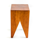 北欧创意原木凳木墩美式实木凳边几角几床边换鞋凳方凳茶几实木墩