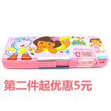 2011新款 韩国文具可爱朵拉多功能文具盒 卡通笔盒 哆啦女孩8001